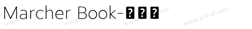 Marcher Book字体转换